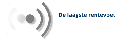 De laagste rentevoet